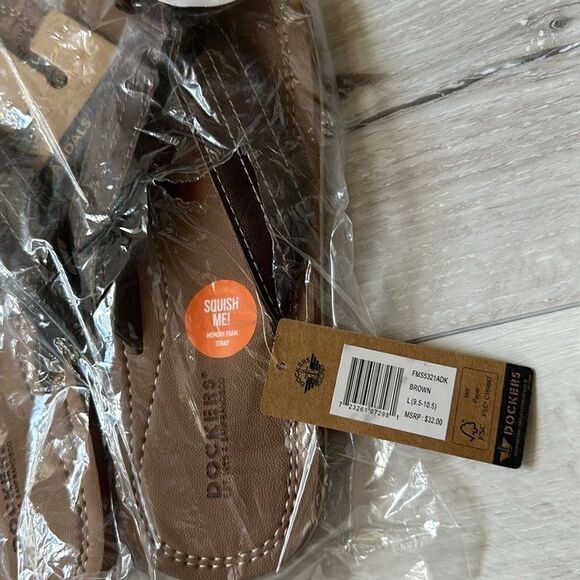 DOCKERS PREMIUM SANDALS size L 9.5-10.5 color Brown NWT in packaging - Picture 9 of 11